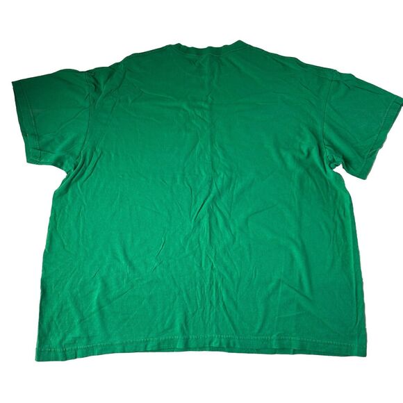 Christmas Shirt Size 2XL Green Nice Until Proven Naughty Crew Neck Pullover - Picture 2 of 10